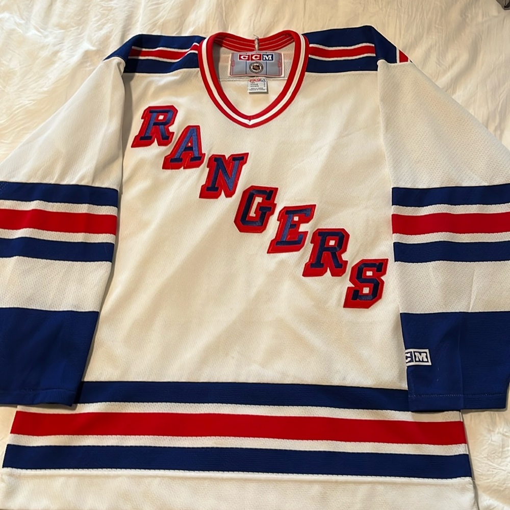 New York Rangers CCM Away white jersey